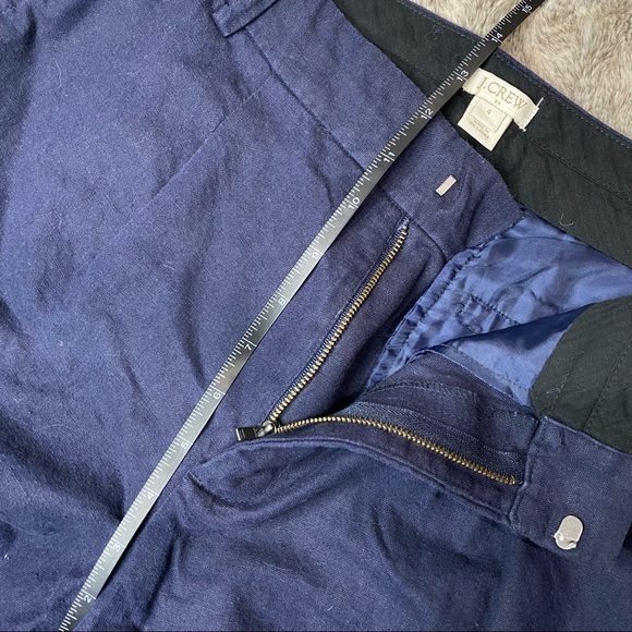 J.Crew High Rise Linen Trousers - Picture 5 of 7